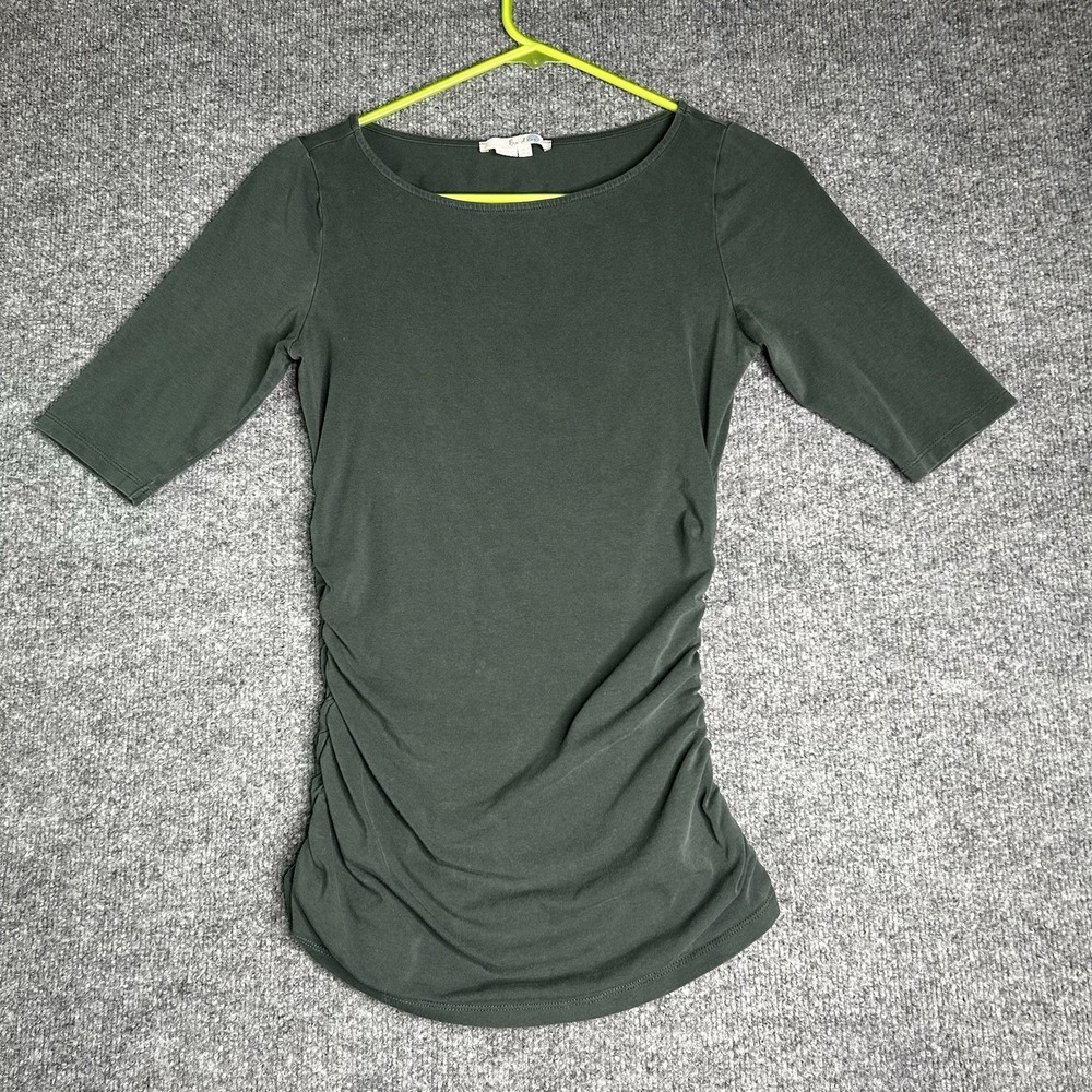 Boden Ruched Side Tunic Top Size‎ 4 Green